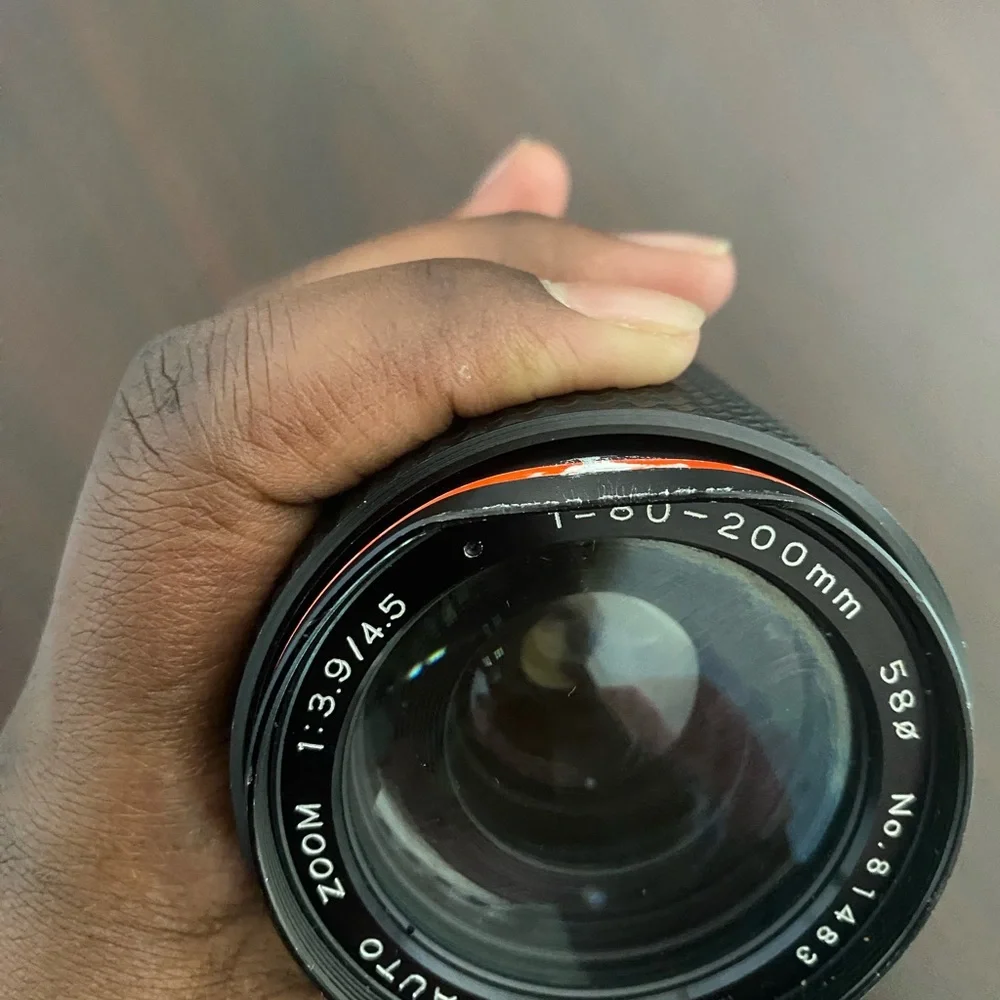 Sakar auto zoom f=80-200mm 1:3.9/4.5 No.81483 black Lens made in Japan